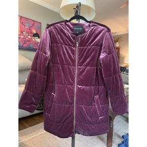 Who What Wear for Target -Quilted Faux Velvet coat